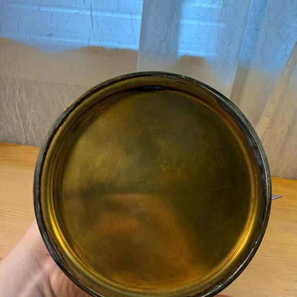 Vintage Brass & Copper Angel Figurine Candle Holder 11” Christmas Decor - Picture 5 of 6